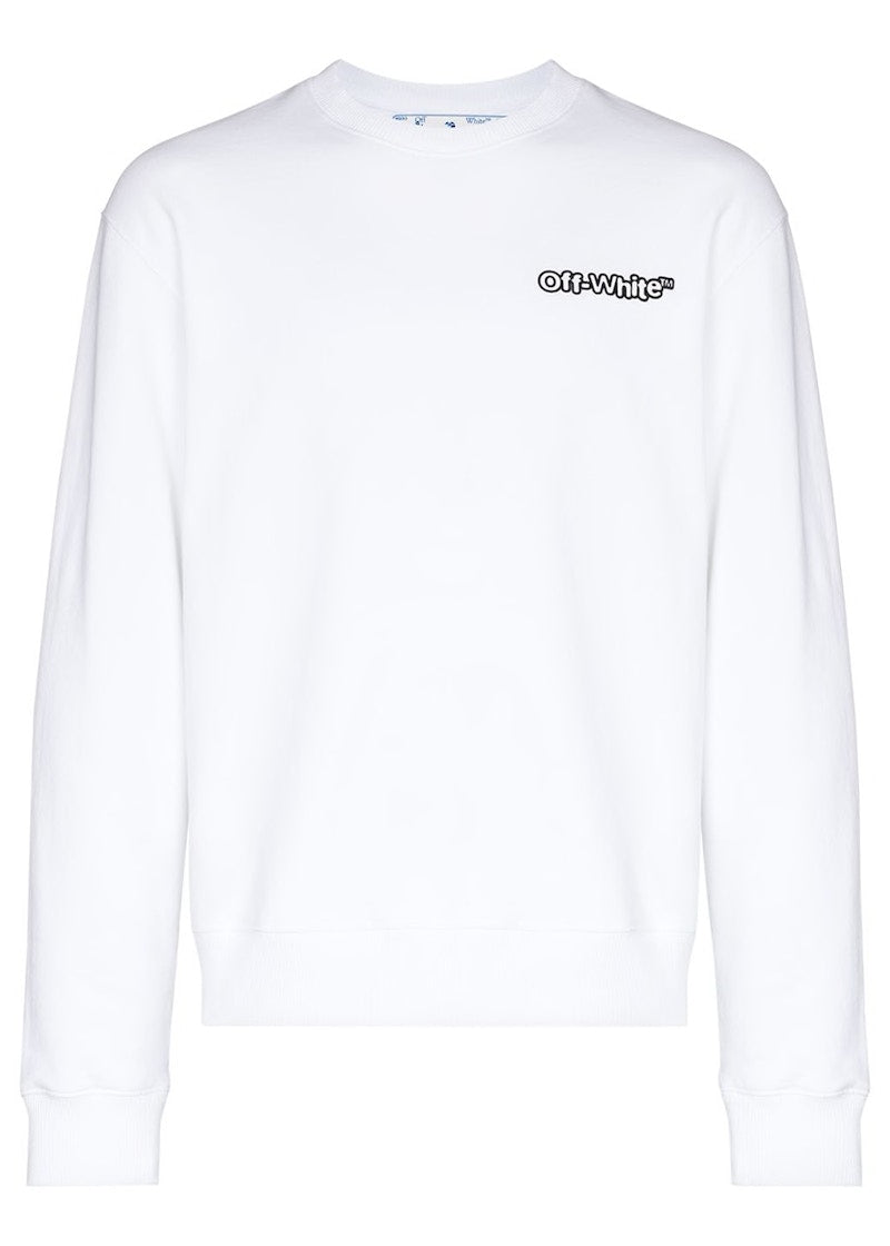 OFF-WHITE Off-White TM Logo Print Crewneck White/Black