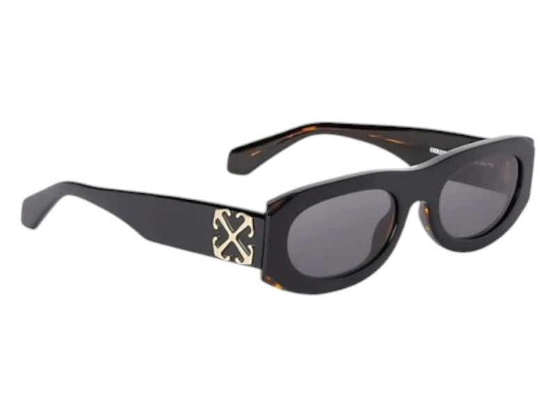 OFF-WHITE Orlando Sunglasses Black Dark Grey (OERI13OF24PLA0011007-FR)