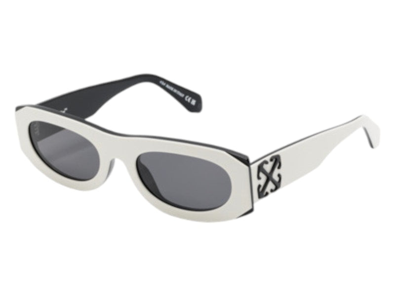 OFF-WHITE Orlando Sunglasses White Dark Grey (OERI13OF24PLA0010107-FR)