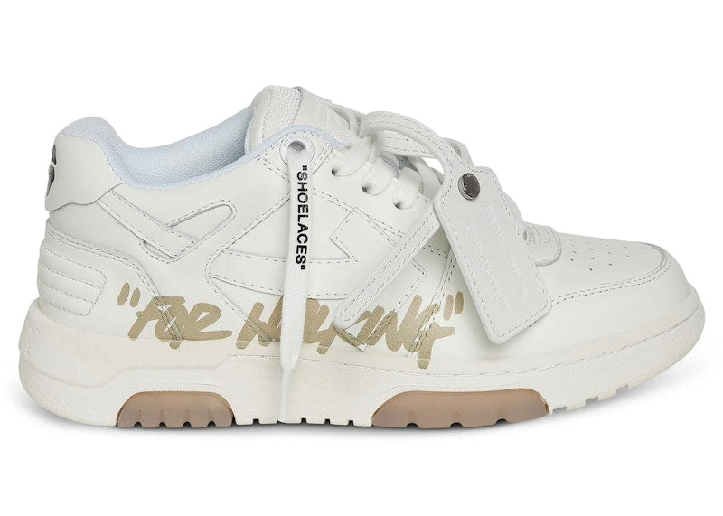 OFF-WHITE Out Of Office OOO Low For Walking White Beige (Women's)