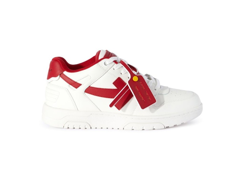 OFF-WHITE Out Of Office OOO Low Tops 2024 Lunar New Year Red White