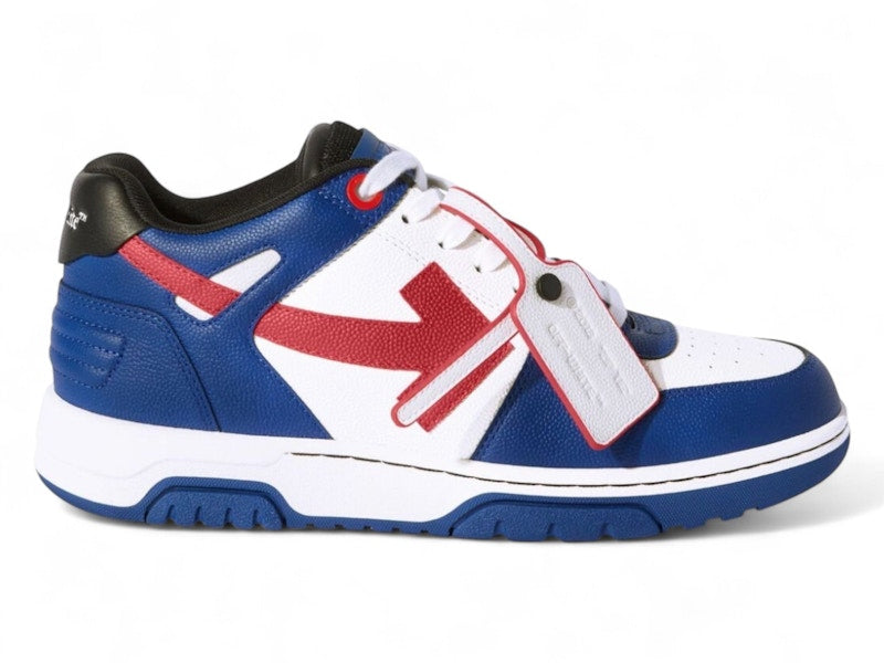 OFF-WHITE Out Of Office OOO Low Tops Blue Red