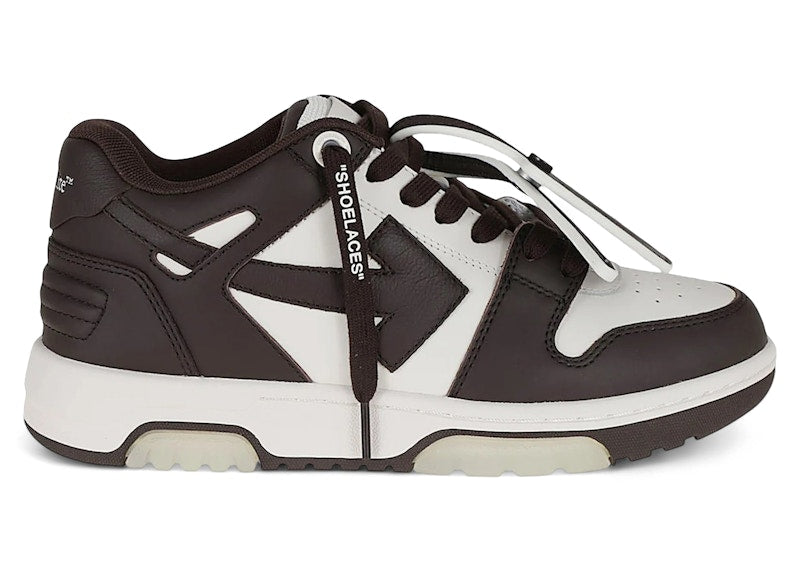OFF-WHITE Out Of Office OOO Low Tops Chocolate White (Women's)