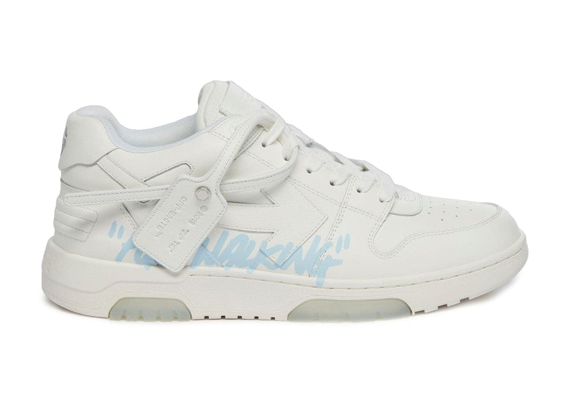 OFF-WHITE Out Of Office "OOO" Low Tops For Walking White Light Blue 2021