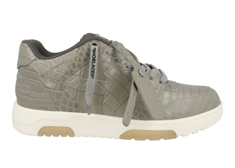 OFF-WHITE Out Of Office OOO Low Tops Sand Croc