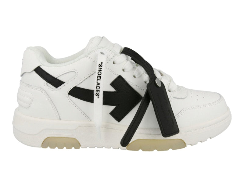OFF-WHITE Out Of Office OOO Low Tops White Black (Women's)