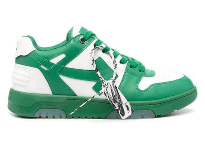OFF-WHITE Out of Office Low Top Green Dirty White