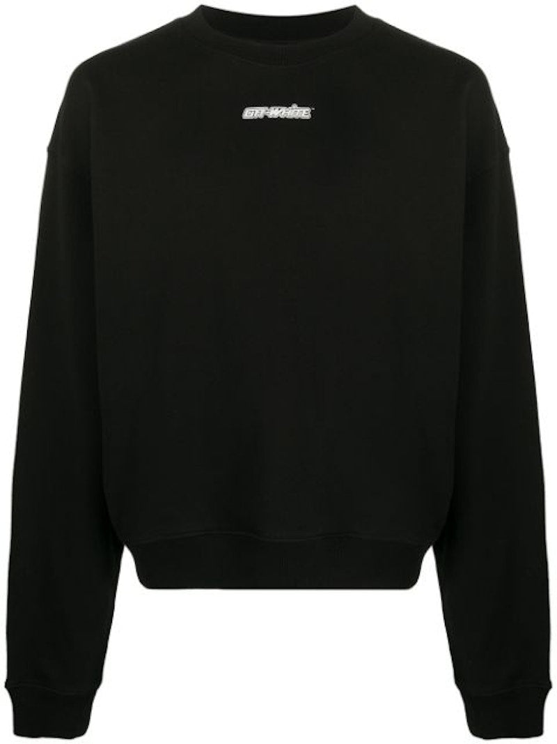 OFF-WHITE Oversize Fit Marker Arrows Crewneck Sweatshirt Black/Red