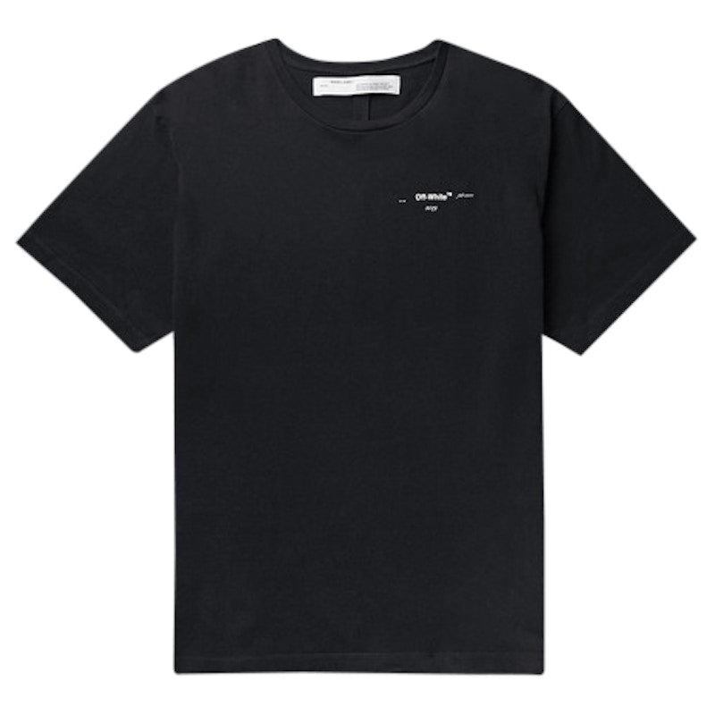 OFF-WHITE Oversized 3D Marker Diag T-shirt Black/White