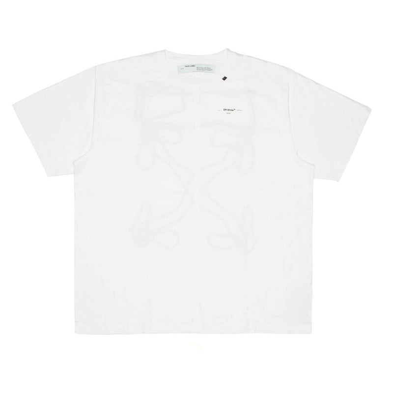 OFF-WHITE Oversized Abstract Arrows Embroidered T-shirt White/Black