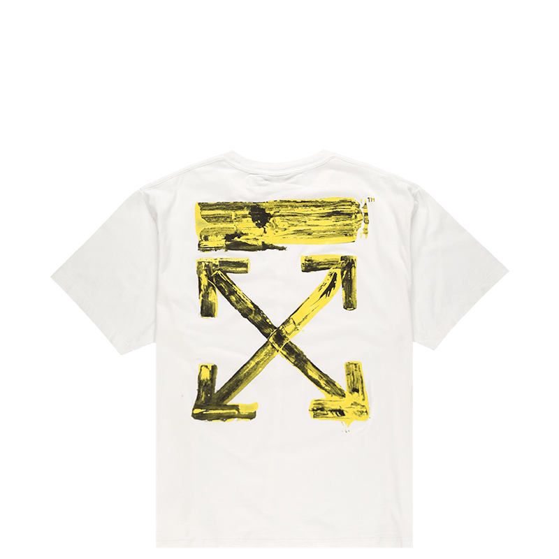 OFF-WHITE Oversized Acrylic Arrows S/S T-shirt White/Yellow
