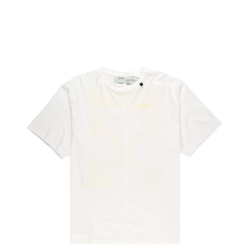 OFF-WHITE Oversized Acrylic Arrows S/S T-shirt White/Yellow