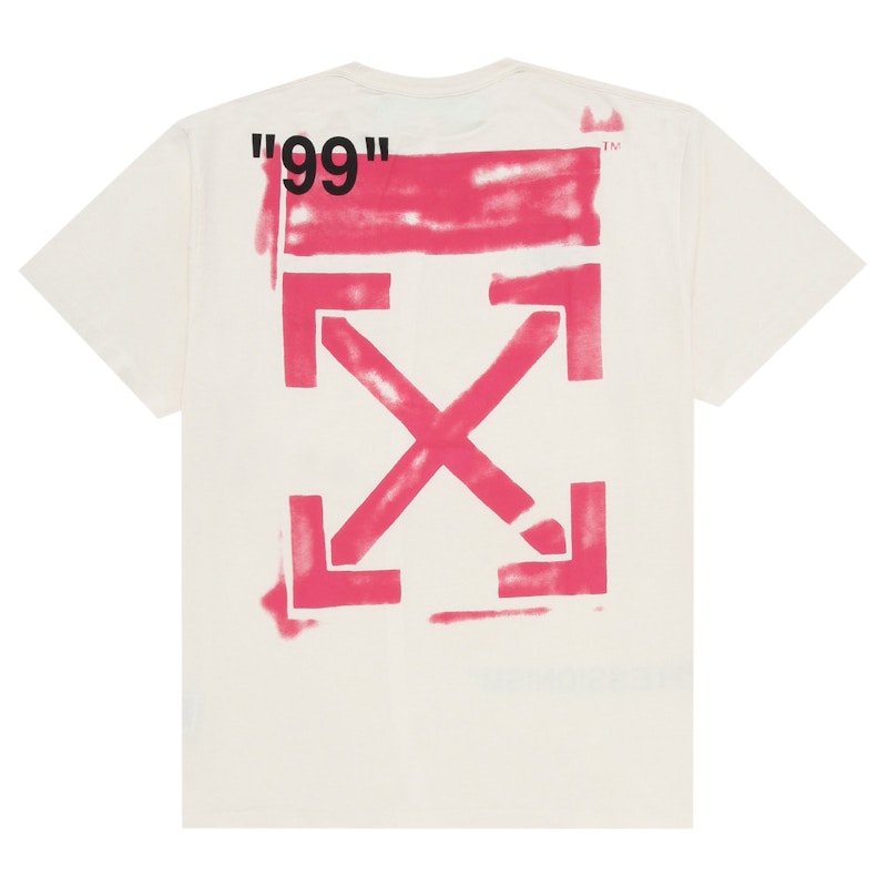 OFF-WHITE Oversized Diag Stencil T-shirt White