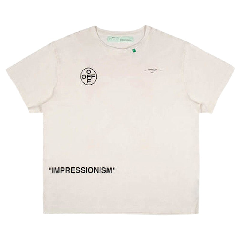 OFF-WHITE Oversized Diag Stencil T-shirt White