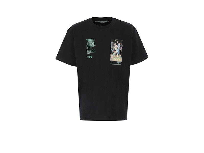 OFF-WHITE Oversized FIt Pascal Painting T-shirt Black/Multicolor