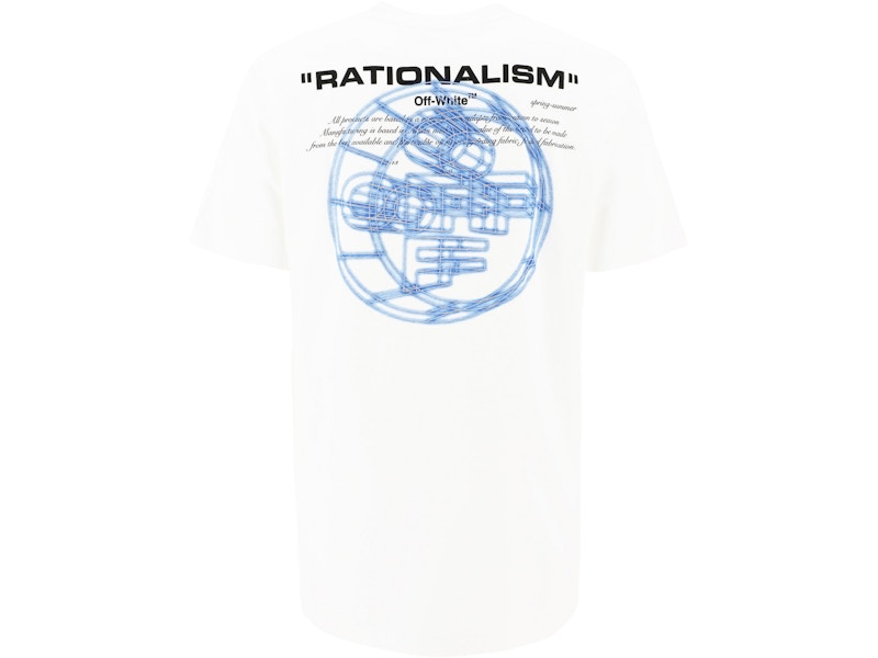 OFF-WHITE Oversized Fit 3D Off T-shirt White/Blue