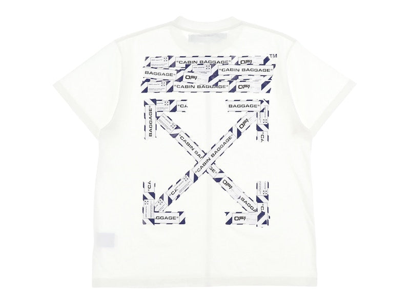 OFF-WHITE Oversized Fit Airport Tape T-shirt White