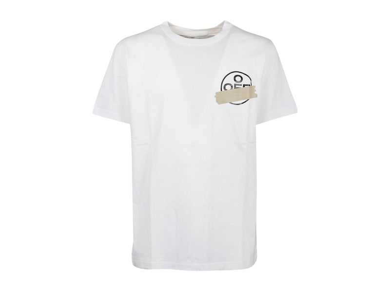 OFF-WHITE Slim Fit Tape Arrows T-shirt White/Beige