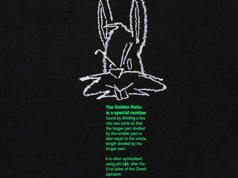 OFF-WHITE Oversized Fit Harry The Bunny T-shirt Black/Multicolor