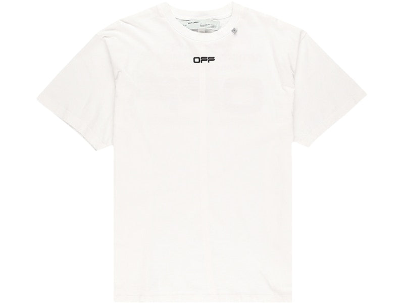 OFF-WHITE Oversized Fit Wavy Line T-shirt White