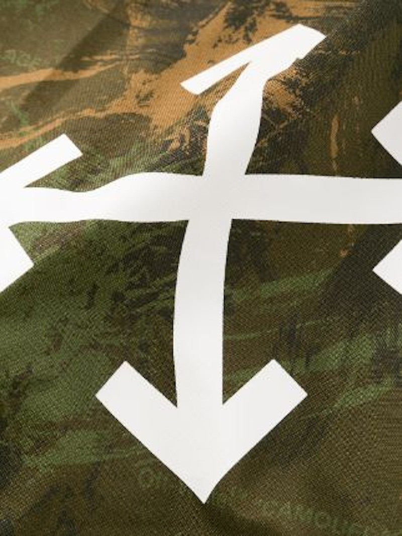 OFF-WHITE Paintbrush Camo Shirt Green