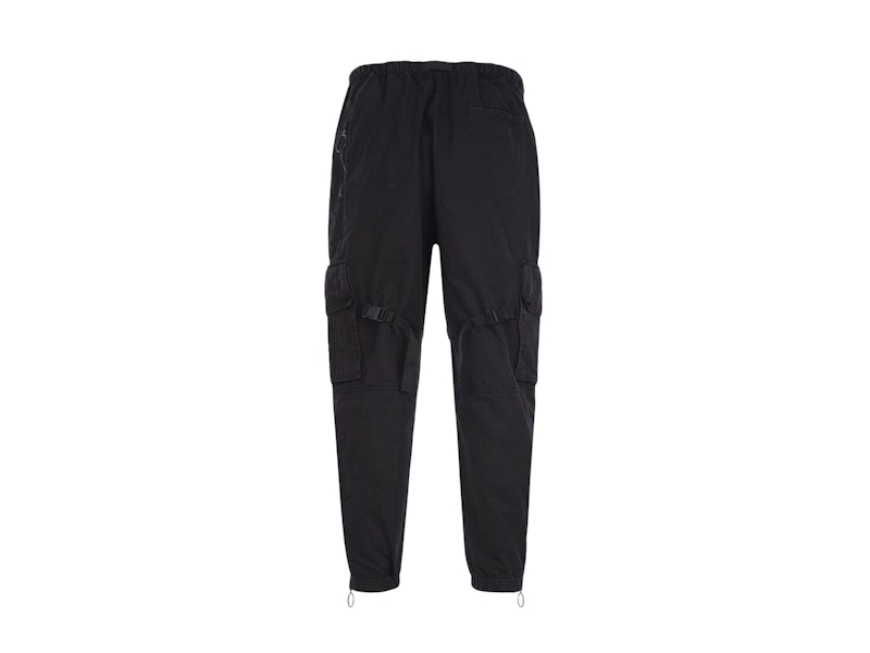OFF-WHITE Parachute Cargo Pants Black/White