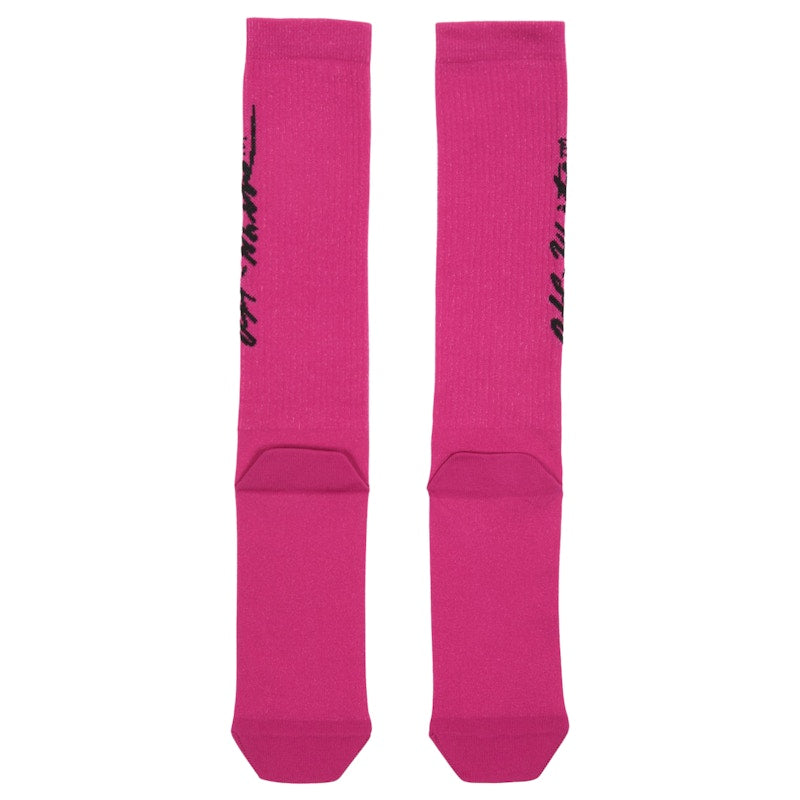 OFF-WHITE Pop Socks Fuchsia/Black