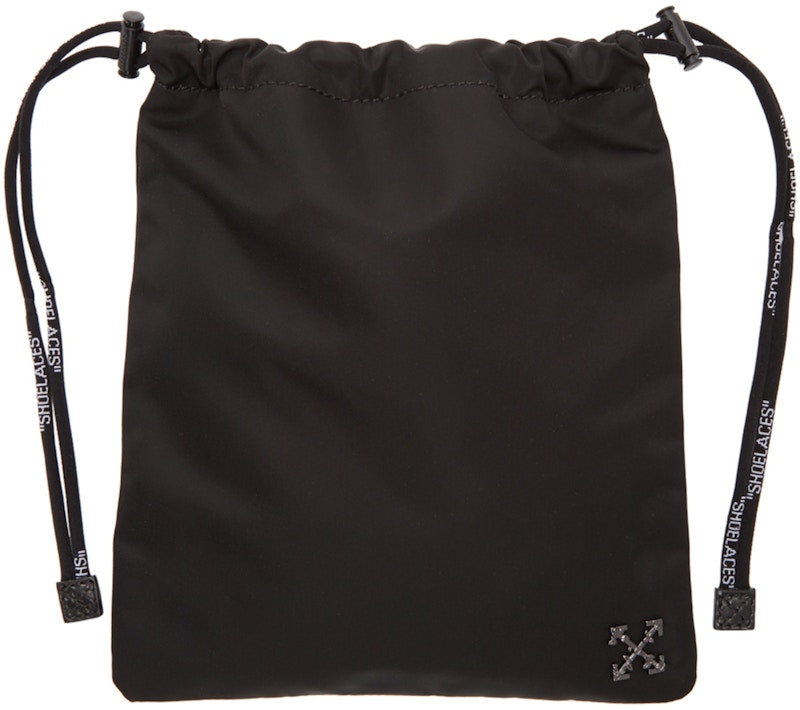 OFF-WHITE Pouch Arrow Nylon Small Black