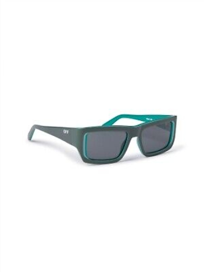 OFF-WHITE Prescott Sunglasses Olive Green/Dark Grey/Grey (OERI117S24PLA0015707-FR)