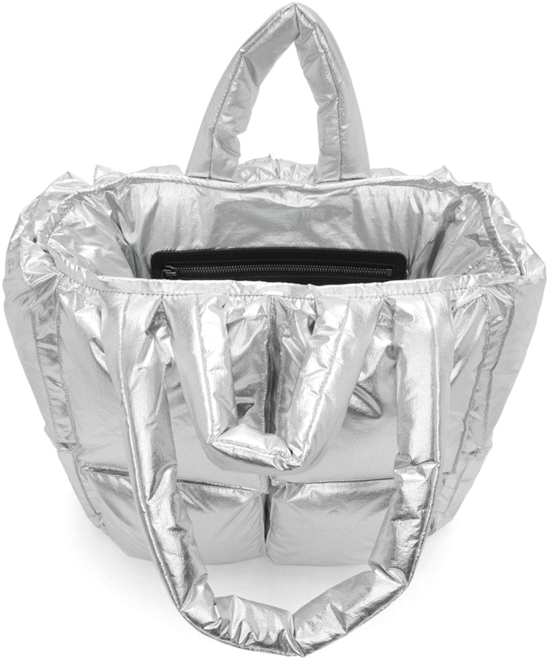OFF-WHITE Puffy Bag Nylon Small Silver