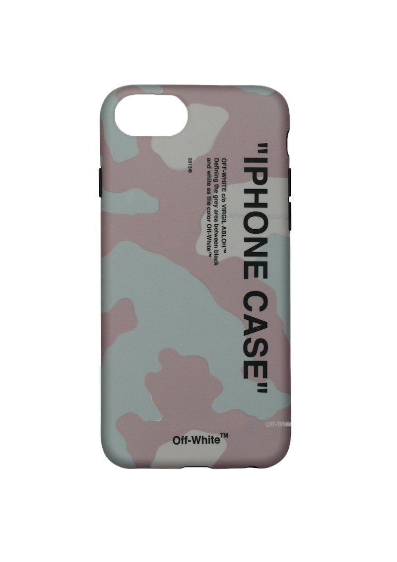 OFF-WHITE Quote iPhone 8/7 Case (SS19) Camo/Black