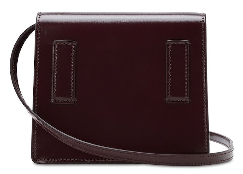 OFF-WHITE "RENT MONEY" 0.7 Jitney Bag Bordeaux