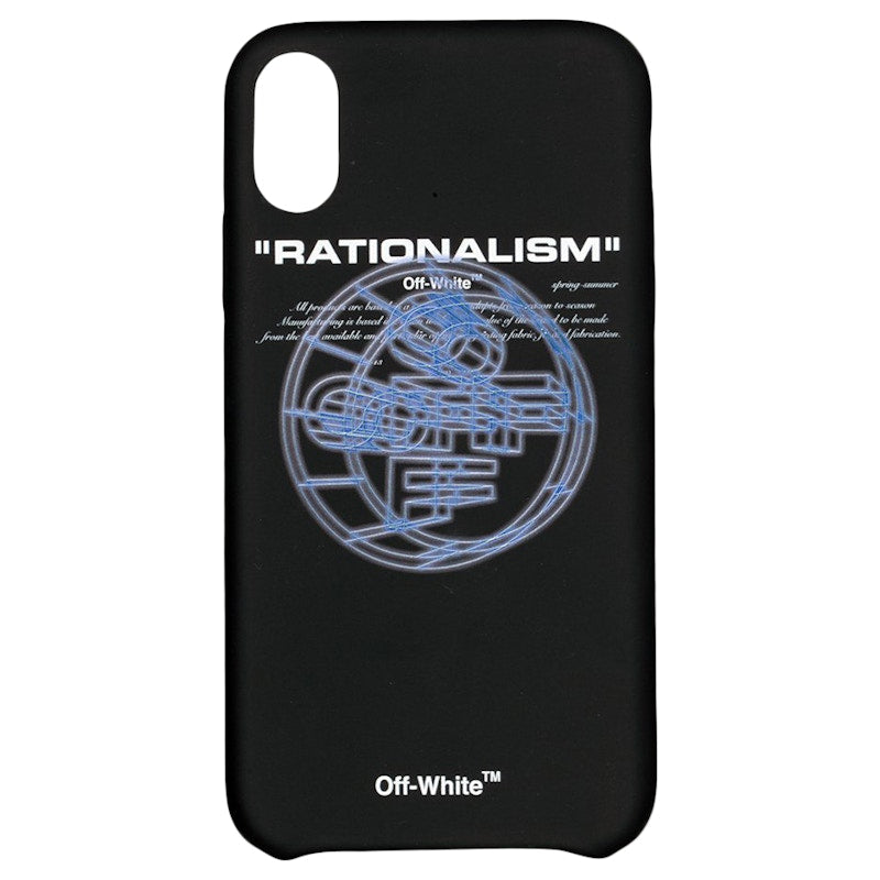 OFF-WHITE Rationalism iPhone XR Case Black/Multicolor