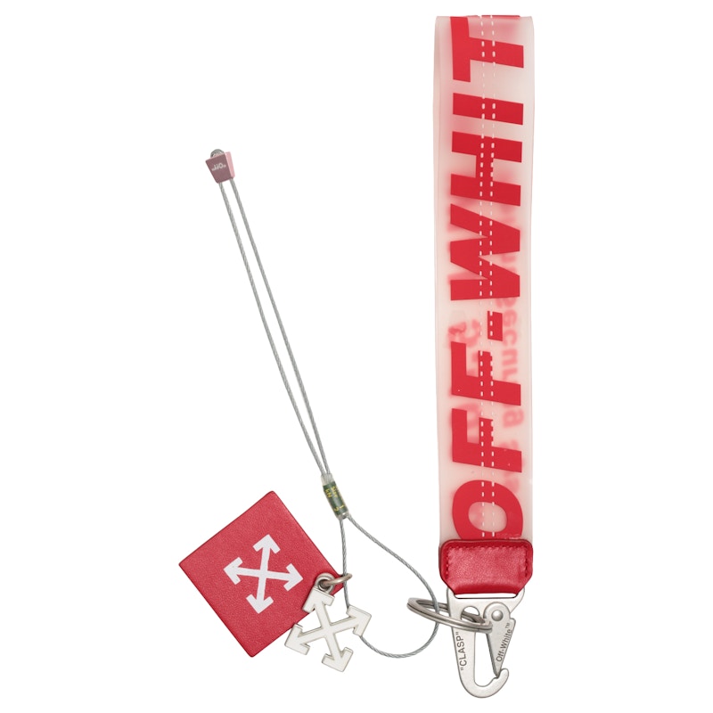 OFF-WHITE Rubber Industrial Keychain (SS19) Red
