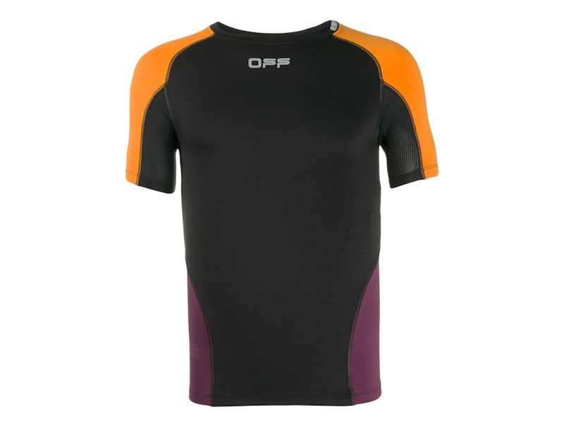 OFF-WHITE Running T-shirt Orange/Silver