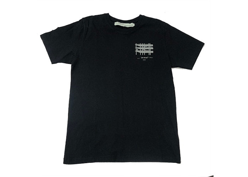 OFF-WHITE Scaffold Arrows Logo Tee Black