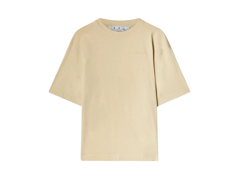 OFF-WHITE Scribble Carry Over Skate S/S T-Shirt Beige