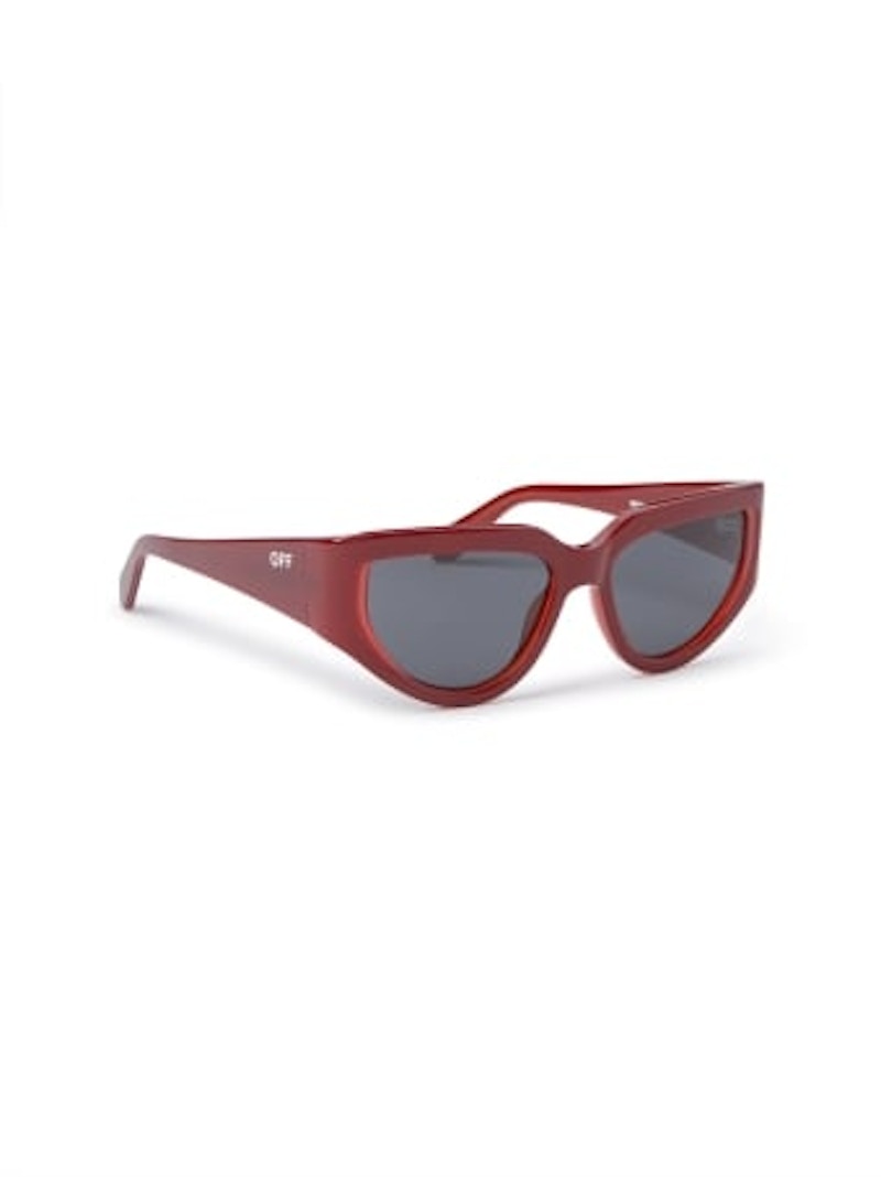 OFF-WHITE Seward Sunglasses Burgundy/Dark Grey/Grey (OERI116S24PLA0012807-FR)