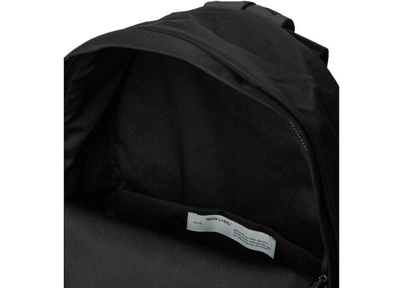 OFF-WHITE Shell Logo Backpack Black