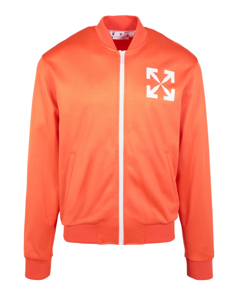 OFF-WHITE Single Arrow Slim Track Jacket Orange