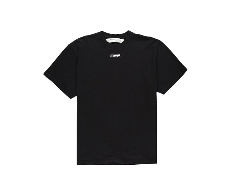 OFF-WHITE Slim Fit Airport Tape T-shirt Black