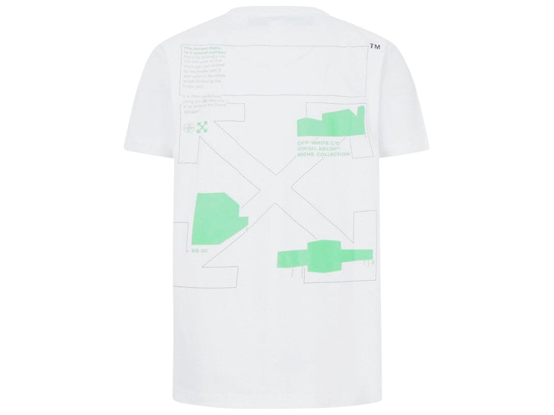 OFF-WHITE Slim Fit Arch Shapes T-shirt White/Green