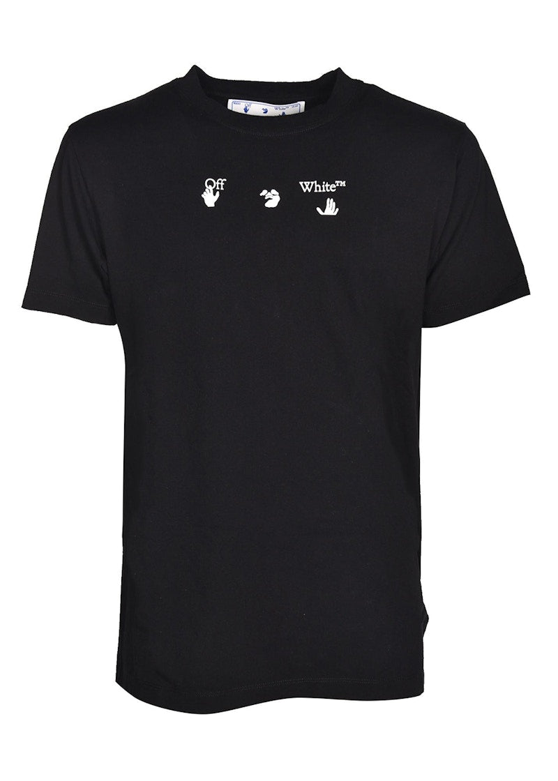 OFF-WHITE Slim Fit Bolt Arrows T-Shirt Black Green