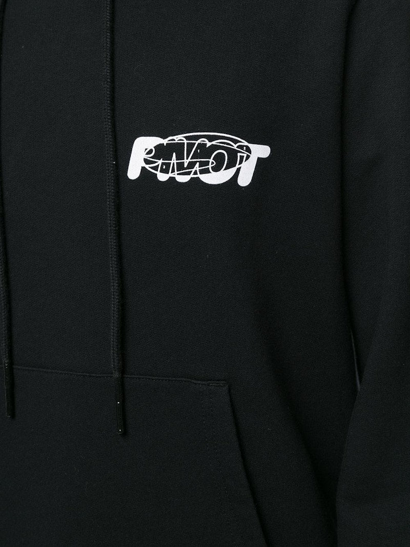 OFF-WHITE Slim Fit Kiss 21 Hoodie Black/White