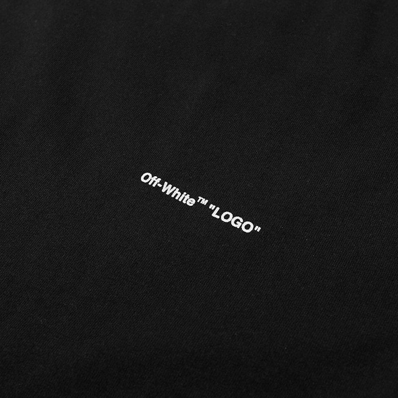 OFF-WHITE Slim Fit Logo T-shirt Black/White