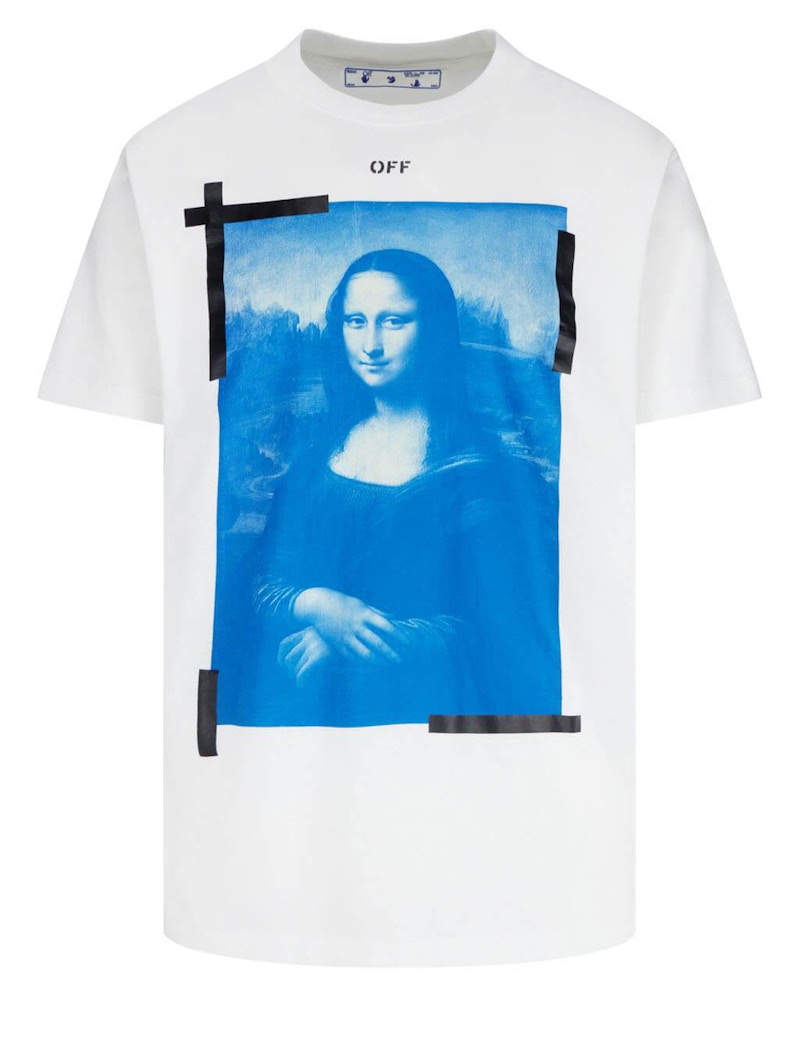 OFF-WHITE Slim Fit Mona Lisa Print T-shirt White