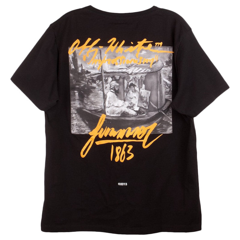 OFF-WHITE Slim Fit Summer T-shirt Black