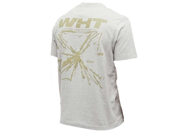 OFF-WHITE Splash Arrow Slim S/S Tee Grey