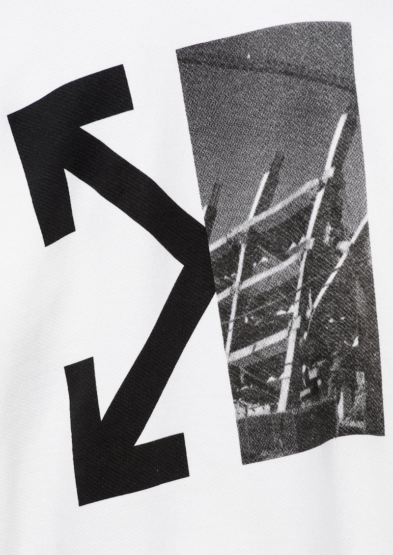 OFF-WHITE Splitted Arrows Hoodie White/Black