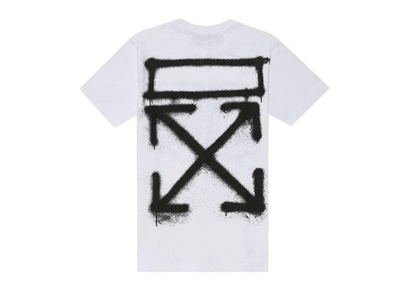 OFF-WHITE Spray Paint Photo T-Shirt White Black